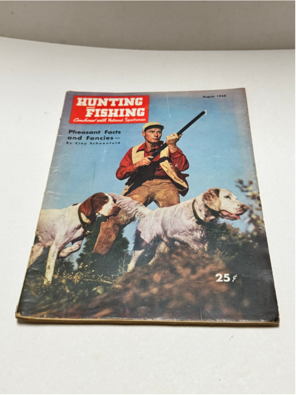 1948 Vintage Hunting and Fishing Magazine August “Pheasant Facts”